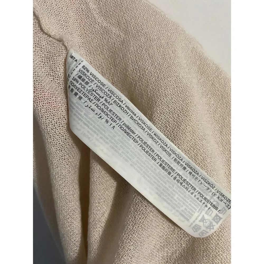 Mango kimono women’s one size beige minimalist boho beachy